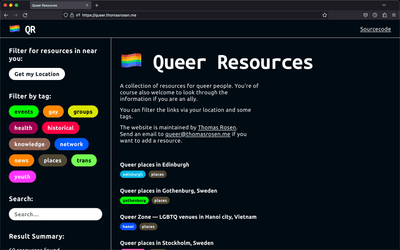 Queer Resources: A Collection of Links for the Queer Community
